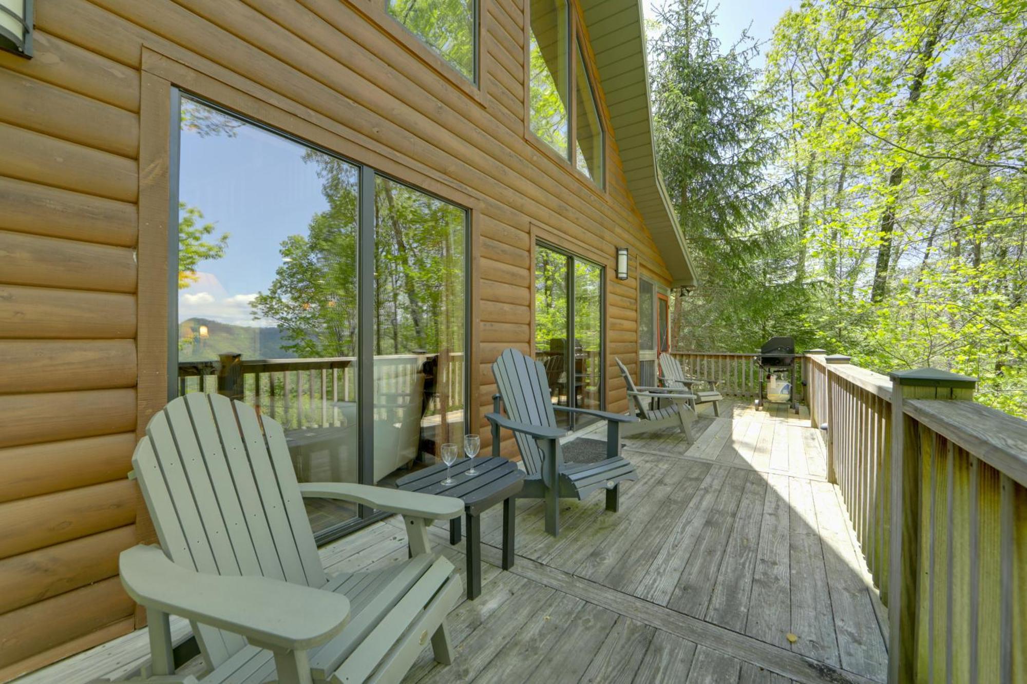 Bryson City Cabin With Hot Tub And Mountain Views! Exterior foto