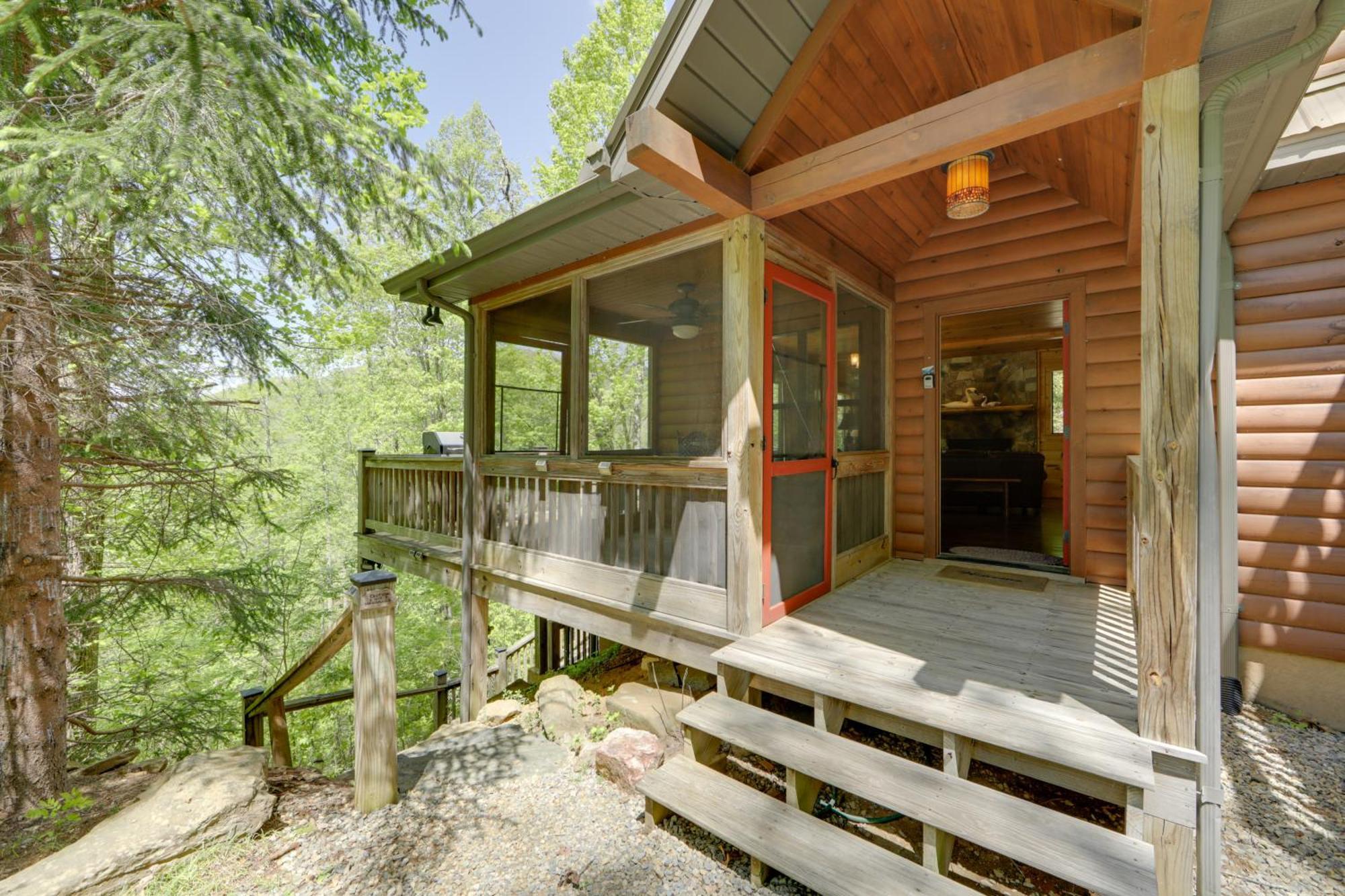 Bryson City Cabin With Hot Tub And Mountain Views! Exterior foto